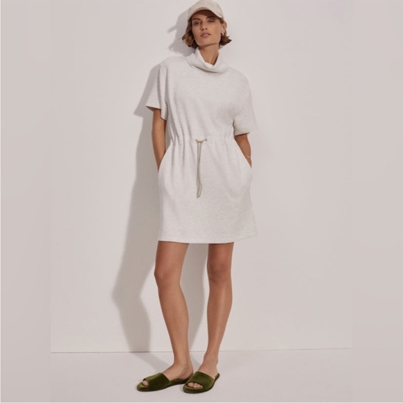 Varley Sophie Dress in Ivory Marl size XS - Picture 3 of 12